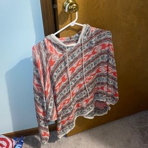 Hippie laundry poncho size small cute for fall and winter
